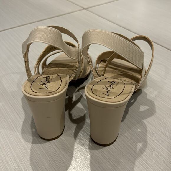 Life Stride NWT Strappy Heel Sandals with cushioned sole - Picture 3 of 8